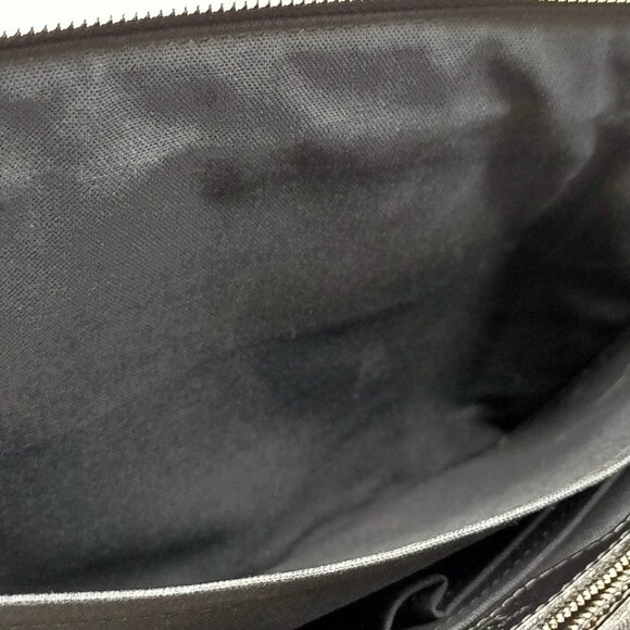 Louis Vuitton LV Brief Case Poche Document Black Damier Graphite 646-071025 - Picture 9 of 13